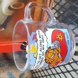 Garfield Comic Glass Mug